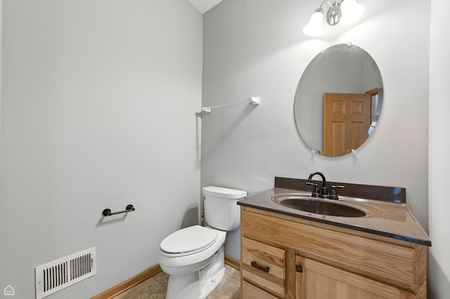 16517 Newbury Ct, Crest Hill, IL 60403 - half bath featuring vanity and tile patterned floors