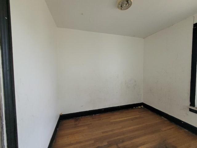 5732 S Sangamon St, Chicago, IL 60621 - spare room featuring dark wood finished floors and baseboards