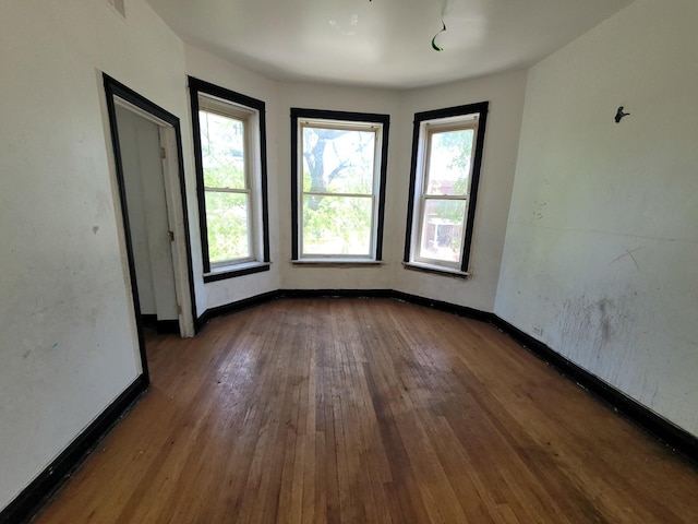 5732 S Sangamon St, Chicago, IL 60621 - unfurnished room featuring hardwood / wood-style floors and baseboards