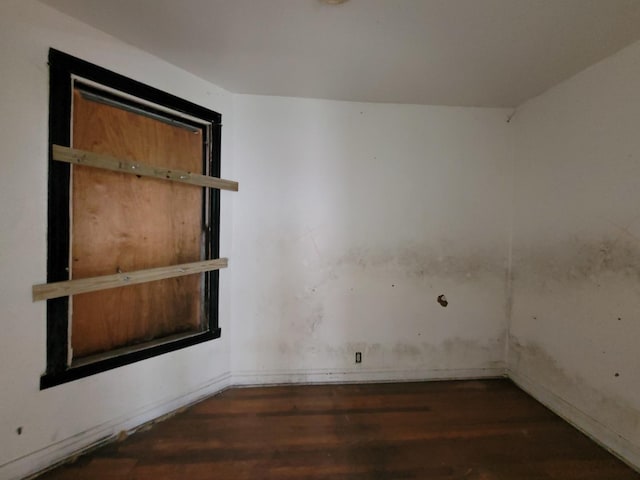 5732 S Sangamon St, Chicago, IL 60621 - empty room featuring wood finished floors and baseboards