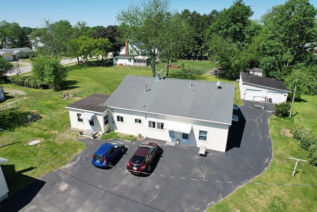 605 E St, Mazon, IL 60444 - view of subject property featuring a tree filled landscape