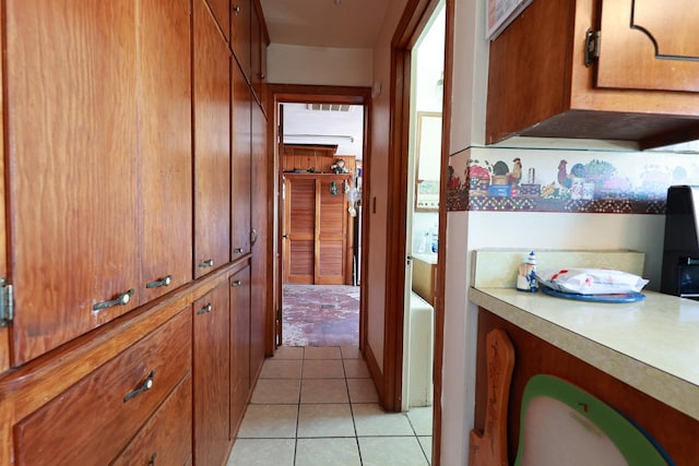 605 E St, Mazon, IL 60444 - hallway featuring light tile patterned flooring