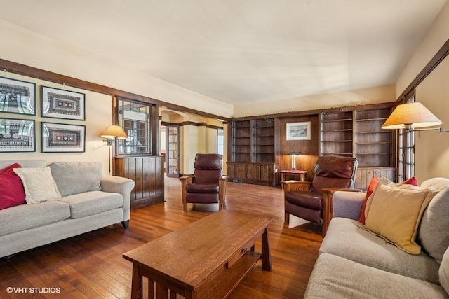 2400 Park Pl, Evanston, IL 60201 - living room with wood finished floors