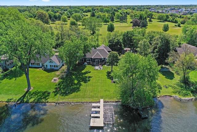 2215 N Woodlawn Park Ave, Mchenry, IL 60051 - aerial view of a nearby body of water