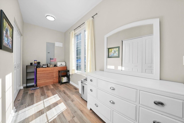 2215 N Woodlawn Park Ave, Mchenry, IL 60051 - office space featuring light wood-type flooring, baseboards, and electric panel