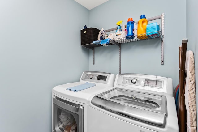 1101 Juniper Ter, Glenview, IL 60025 - washroom with washing machine and clothes dryer