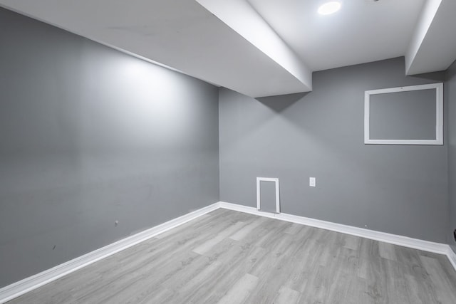 5648 S California Ave, Chicago, IL 60629 - finished basement featuring wood finished floors and baseboards