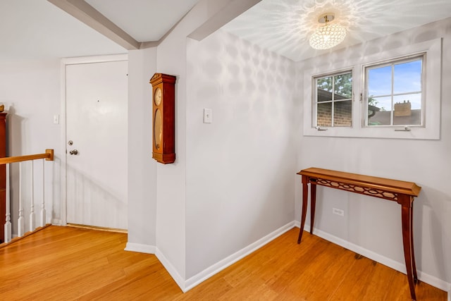 13253 S Oak Ridge Trl Unit 2B, Palos Heights, IL 60463 - hallway with light wood-style floors and baseboards