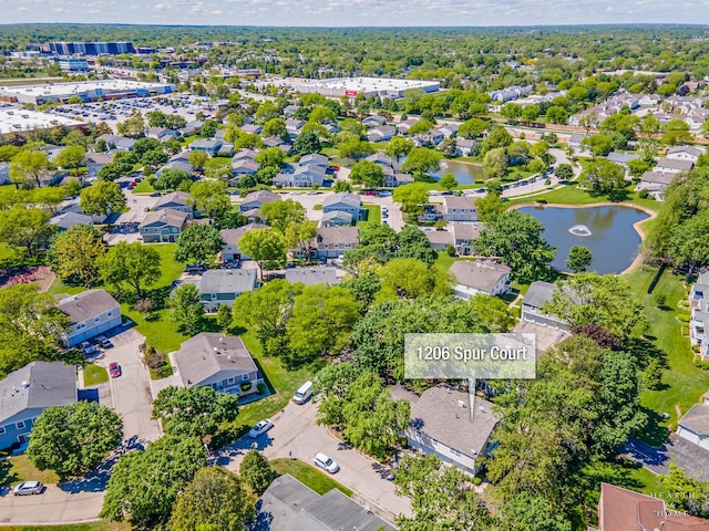 1206 Spur Ct Unit 1206, Wheeling, IL 60090 - drone / aerial view of a nearby body of water