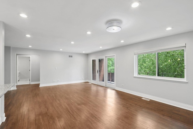 2311 183rd St Unit 203, Homewood, IL 60430 - spare room with dark wood finished floors and recessed lighting