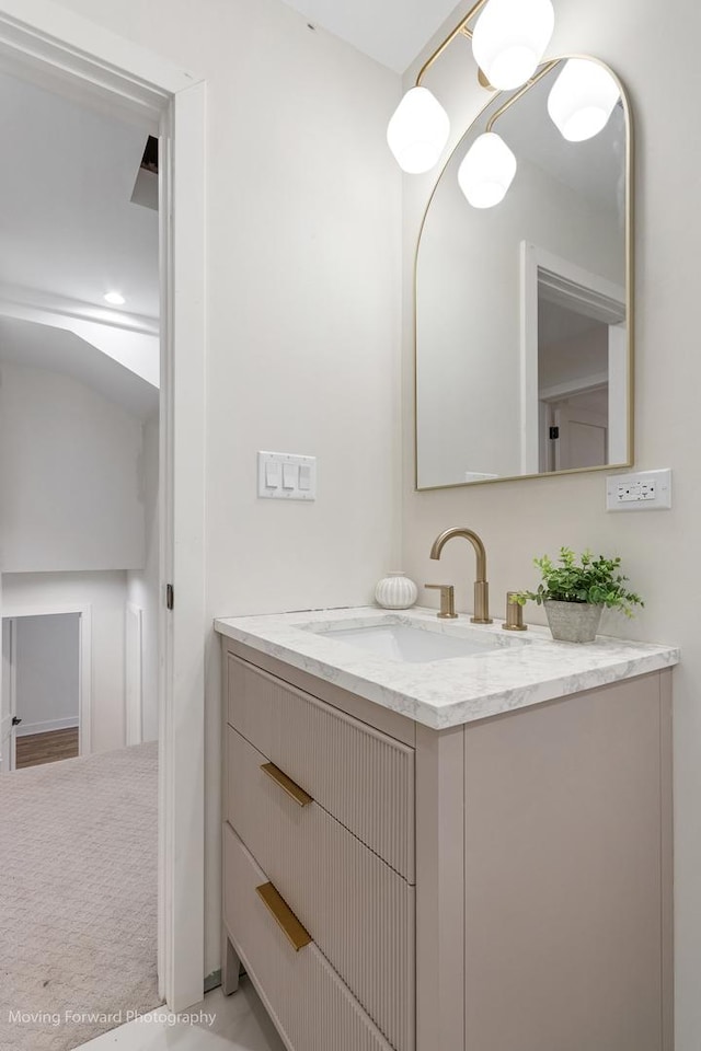 611 S Fern Ave, Elmhurst, IL 60126 - bathroom with vanity