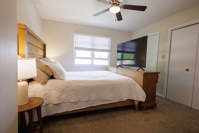 358 Princeton Ave, Bourbonnais, IL 60914 - bedroom with carpet floors and ceiling fan