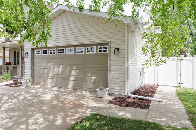 358 Princeton Ave, Bourbonnais, IL 60914 - view of garage