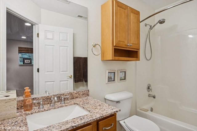 31786 N Pineview Blvd, Lakemoor, IL 60051 - full bathroom with vanity, shower / washtub combination, and toilet
