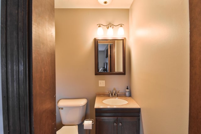 300 N Elm St, Odell, IL 60460 - half bath featuring vanity and toilet