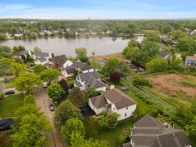 857 Bluestem Dr, Bolingbrook, IL 60440 - aerial view of residential area featuring a large body of water
