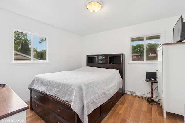 2110 Hermon Ave, Zion, IL 60099 - bedroom with light wood-style floors