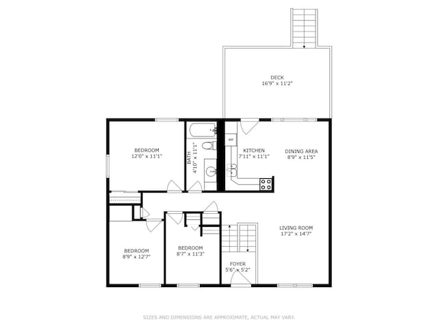 2110 Hermon Ave, Zion, IL 60099 - floor plan / room layout