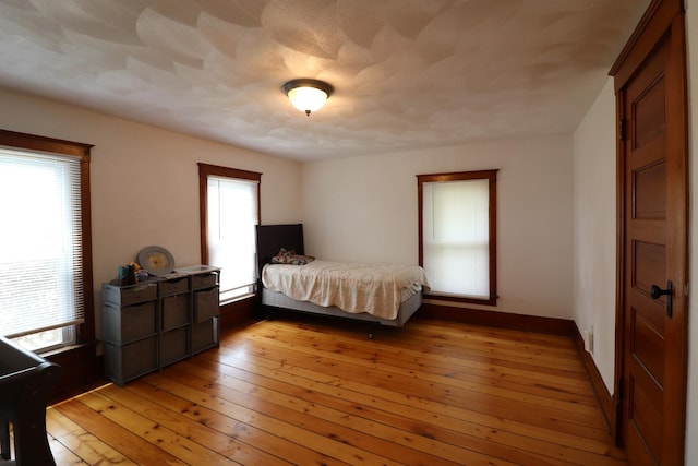 4977 N Mount Vernon Rd, Forreston, IL 61030 - bedroom with light wood-style floors and baseboards