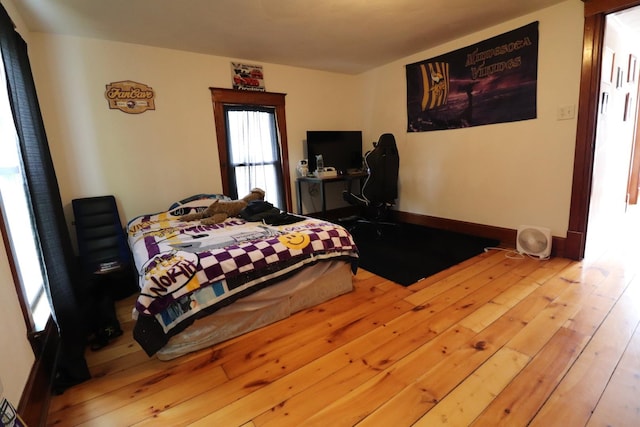4977 N Mount Vernon Rd, Forreston, IL 61030 - bedroom with hardwood / wood-style floors