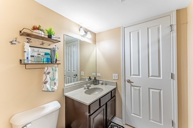 15505 Cicero Ave Unit 2C, Oak Forest, IL 60452 - bathroom featuring vanity and toilet
