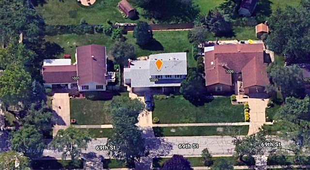 1005 69th St, Darien, IL 60561 - aerial view of property's location