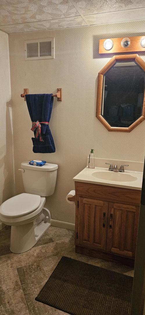 973 Willowbrook Dr, Wheeling, IL 60090 - bathroom with toilet and vanity
