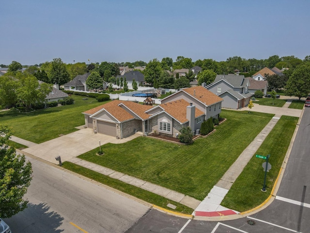 413 W Cook St, Manteno, IL 60950 - aerial perspective of suburban area
