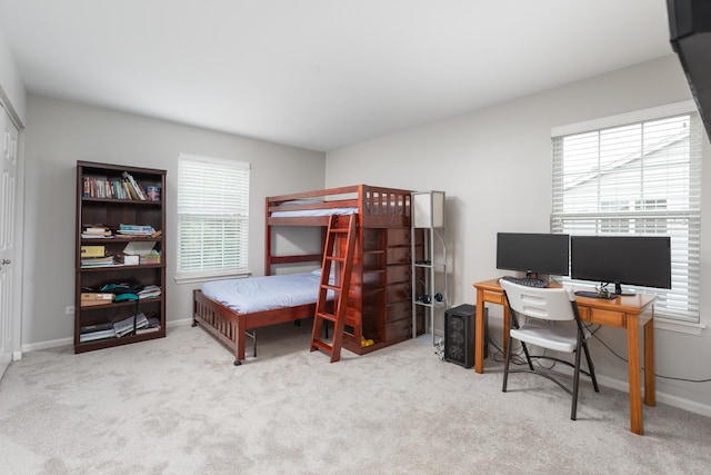 14605 Colonial Pkwy, Plainfield, IL 60544 - carpeted bedroom featuring a desk and baseboards