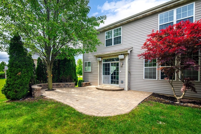 14605 Colonial Pkwy, Plainfield, IL 60544 - back of house featuring a patio and a lawn