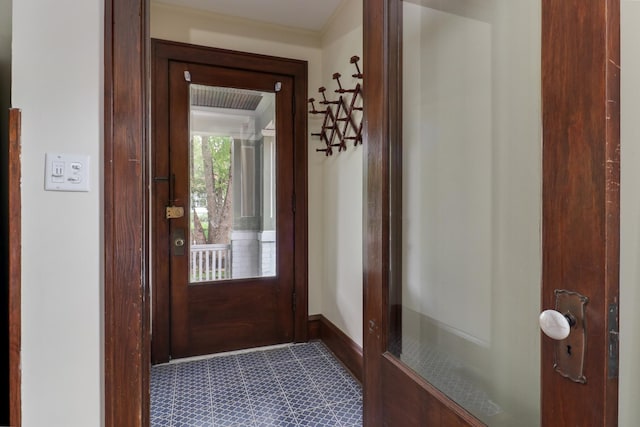 2013 E Taylor St, Bloomington, IL 61701 - doorway to outside with baseboards