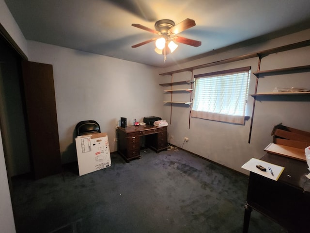 845 Muskegon Ave, Calumet City, IL 60409 - carpeted office with a ceiling fan