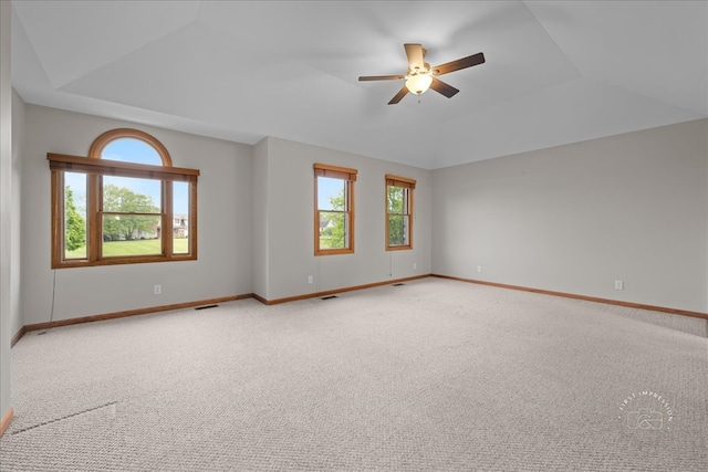 10N738 Prairie Xing, Elgin, IL 60124 - carpeted empty room with healthy amount of natural light, ceiling fan, and baseboards