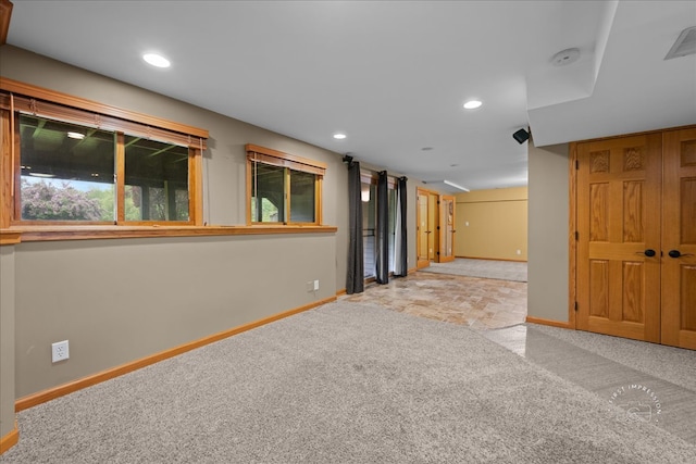 10N738 Prairie Xing, Elgin, IL 60124 - carpeted empty room featuring baseboards, recessed lighting, and a smoke detector