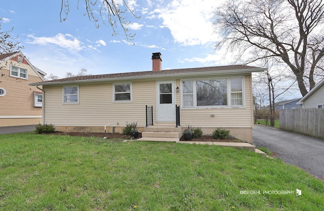 33219 N Sunset Ave, Grayslake, IL 60030 - view of front facade featuring a chimney