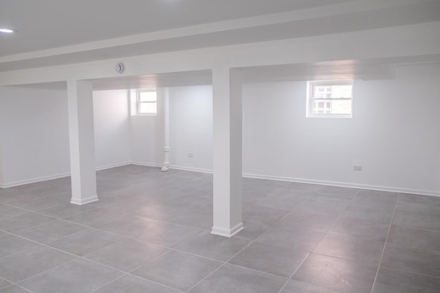 2702 N 76th Ave, Elmwood Park, IL 60707 - basement featuring baseboards and tile patterned floors
