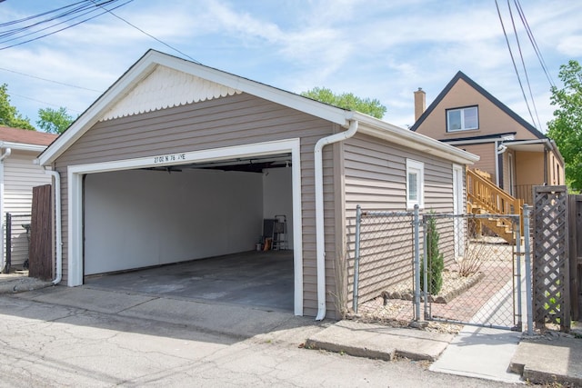 2702 N 76th Ave, Elmwood Park, IL 60707 - view of detached garage
