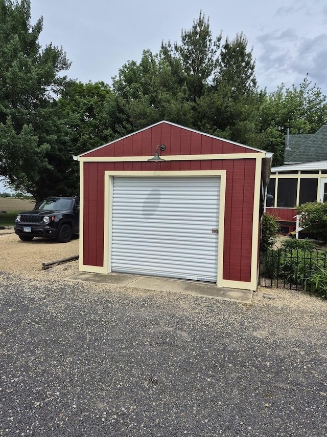 123 W Maple St, Franklin Grove, IL 61031 - view of detached garage
