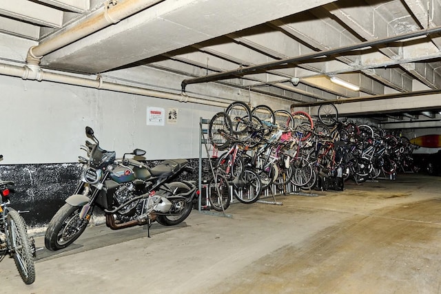 6300 N Sheridan Rd Unit 112, Chicago, IL 60660 - garage featuring bike storage