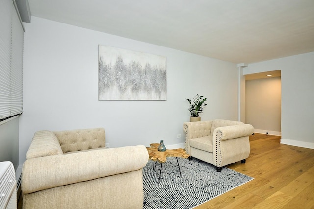 6300 N Sheridan Rd Unit 112, Chicago, IL 60660 - living area with light wood-style flooring and baseboards