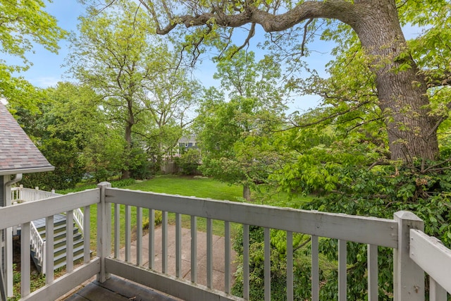 506 Carleton Ave, Glen Ellyn, IL 60137 - deck with a lawn