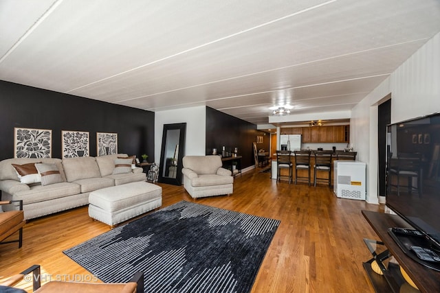 914 N Austin Blvd Unit B10, Oak Park, IL 60302 - living area with wood finished floors