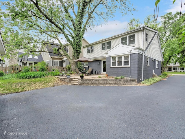 407 Turner Ave, Glen Ellyn, IL 60137 - view of front of property with brick siding and a patio area