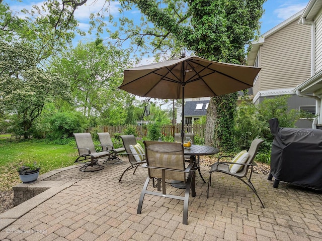 407 Turner Ave, Glen Ellyn, IL 60137 - view of patio / terrace featuring outdoor dining area and area for grilling