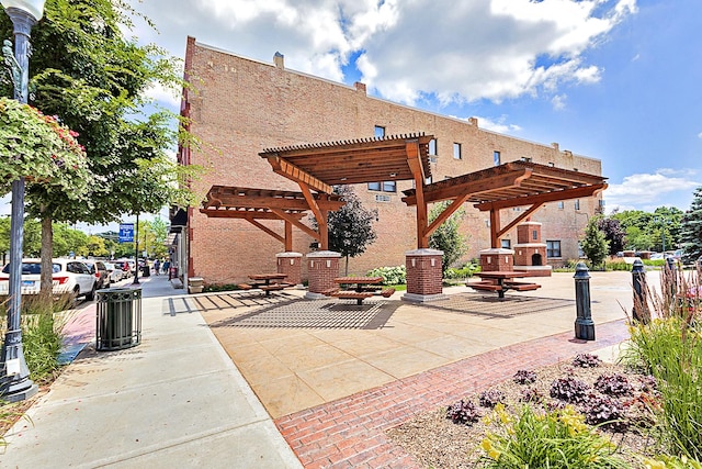 33978 N Lake Rd, Grayslake, IL 60030 - view of patio with a pergola