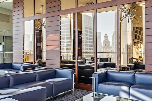 535 N Michigan Ave Unit 1009, Chicago, IL 60611 - common area with a view of city