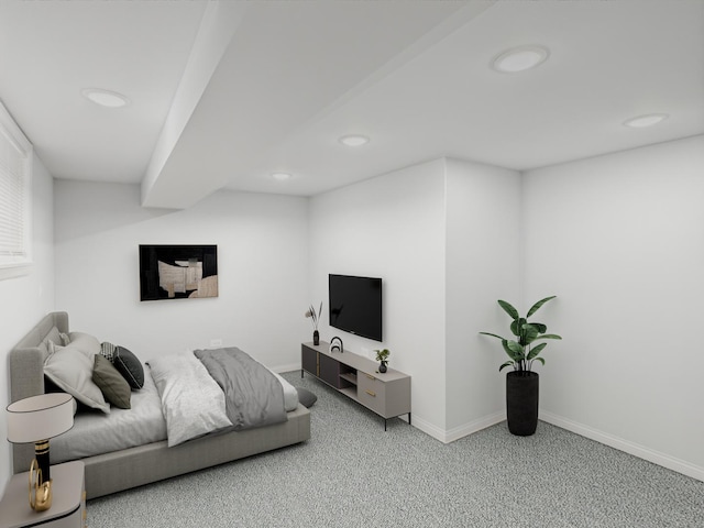 3455 W 115th St, Chicago, IL 60655 - carpeted living area with baseboards and recessed lighting