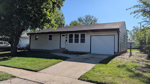 1726 5th Ave, Belvidere, IL 61008 - ranch-style home with a garage and driveway