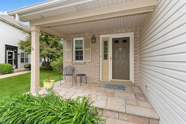 13555 Golden Eagle Cir, Plainfield, IL 60544 - entrance to property with brick siding and a lawn