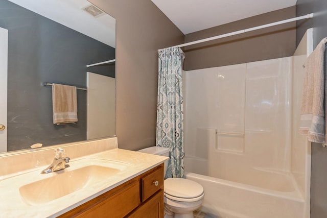 13555 Golden Eagle Cir, Plainfield, IL 60544 - bathroom with toilet, vanity, and shower / tub combo